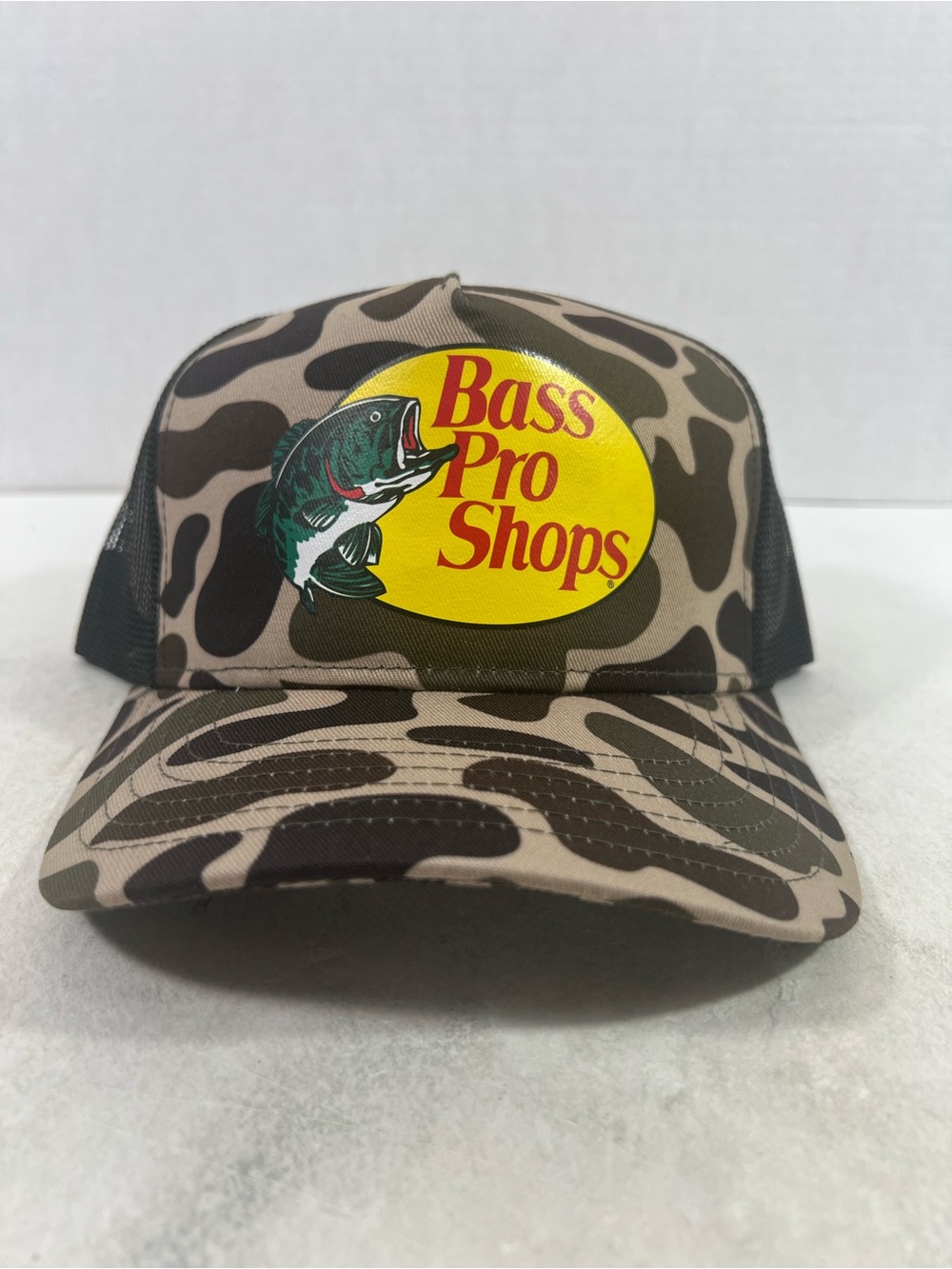 Bass Pro Shops Printed Camo Trucker Mesh Cap Snapback!